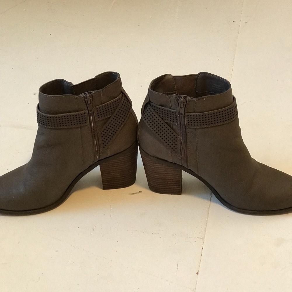 Crown Vintage Perania Leather Boot Brown Taupe Size10 - Picture 8 of 12